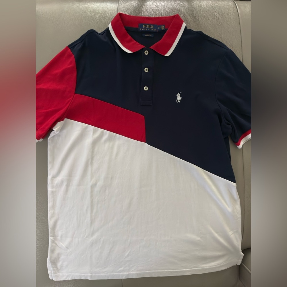 Polo by Ralph Lauren Men's Tricolor Polo Shirt